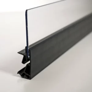 Rail avant A058 avec vitre pour Bob POS-T pour étagères JBG2