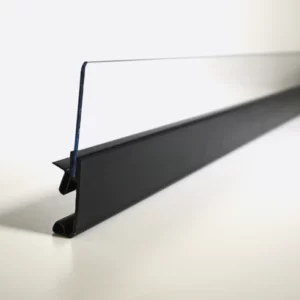 Rail avant A059 avec vitre pour Bob POS-T pour étagères Hauser