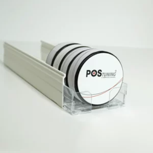 Canal poussoir POS-T supérieur pour boîtes de tabac oral en position verticale