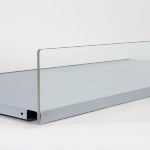 Vitre avant acrylique, hauteur 140 mm, épaisseur 6 mm, transparent