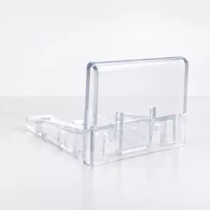Fronton pour C130, largeur 65 mm, hauteur 52 mm, profondeur + 10 mm, transparent
