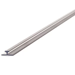 Rail en T A001, adhésif, transparent