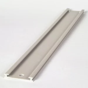 Rails de guidage F003, pour poussoirs avec largeur de 28 mm, 40 mm, 44 mm et 75 mm, gris clair